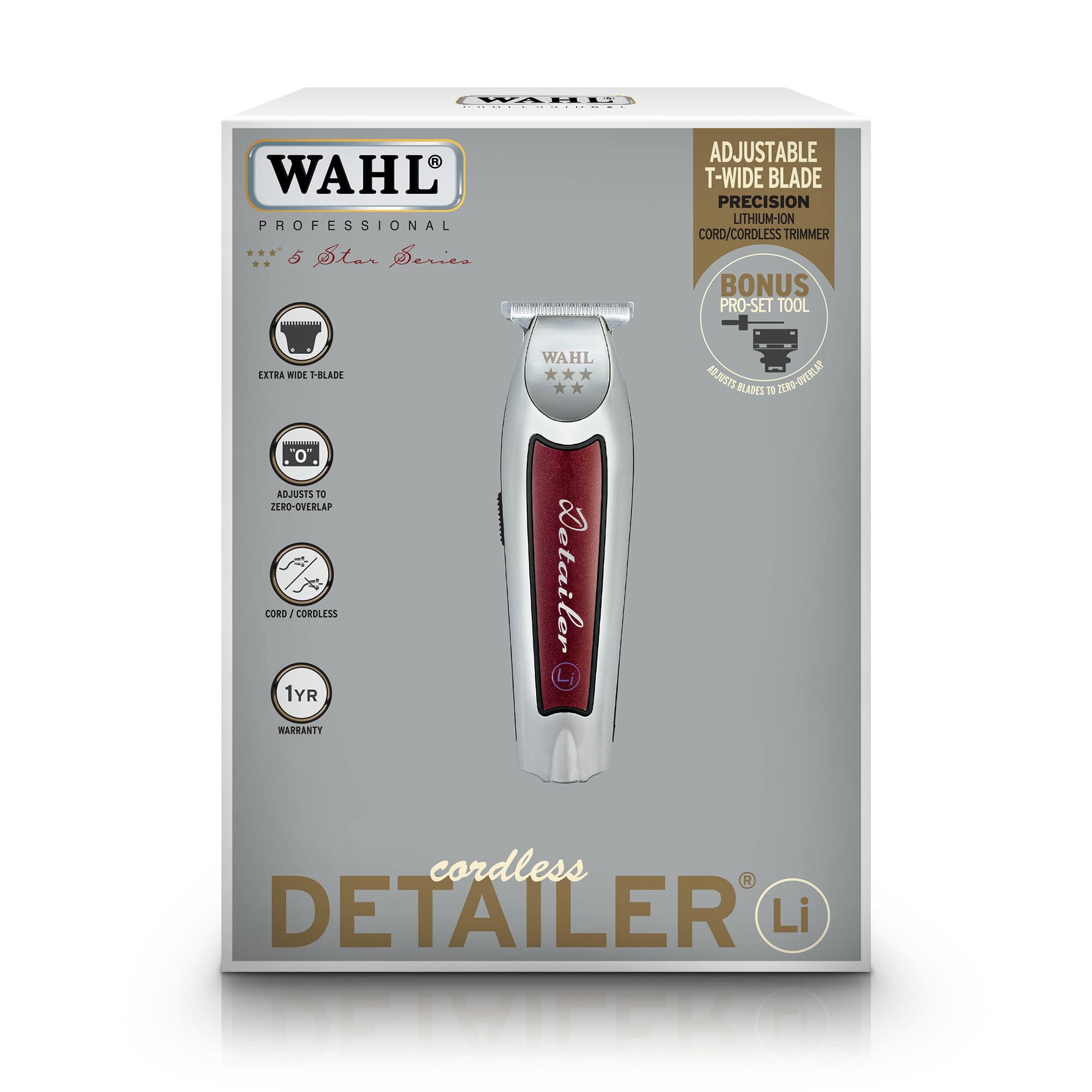 Wahl Professional 5 Star Series Cordless Detailer Li Trimmer